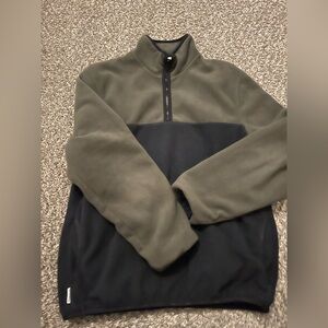 Element Olive and Black Fleece Jacket
